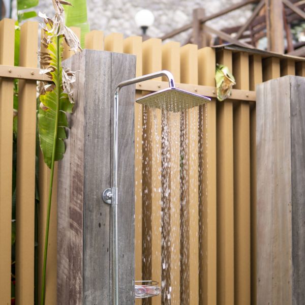 Outdoor Shower Plumbing in Charleston