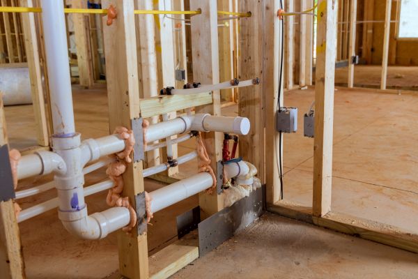 Rough Plumbing Installation in Charleston